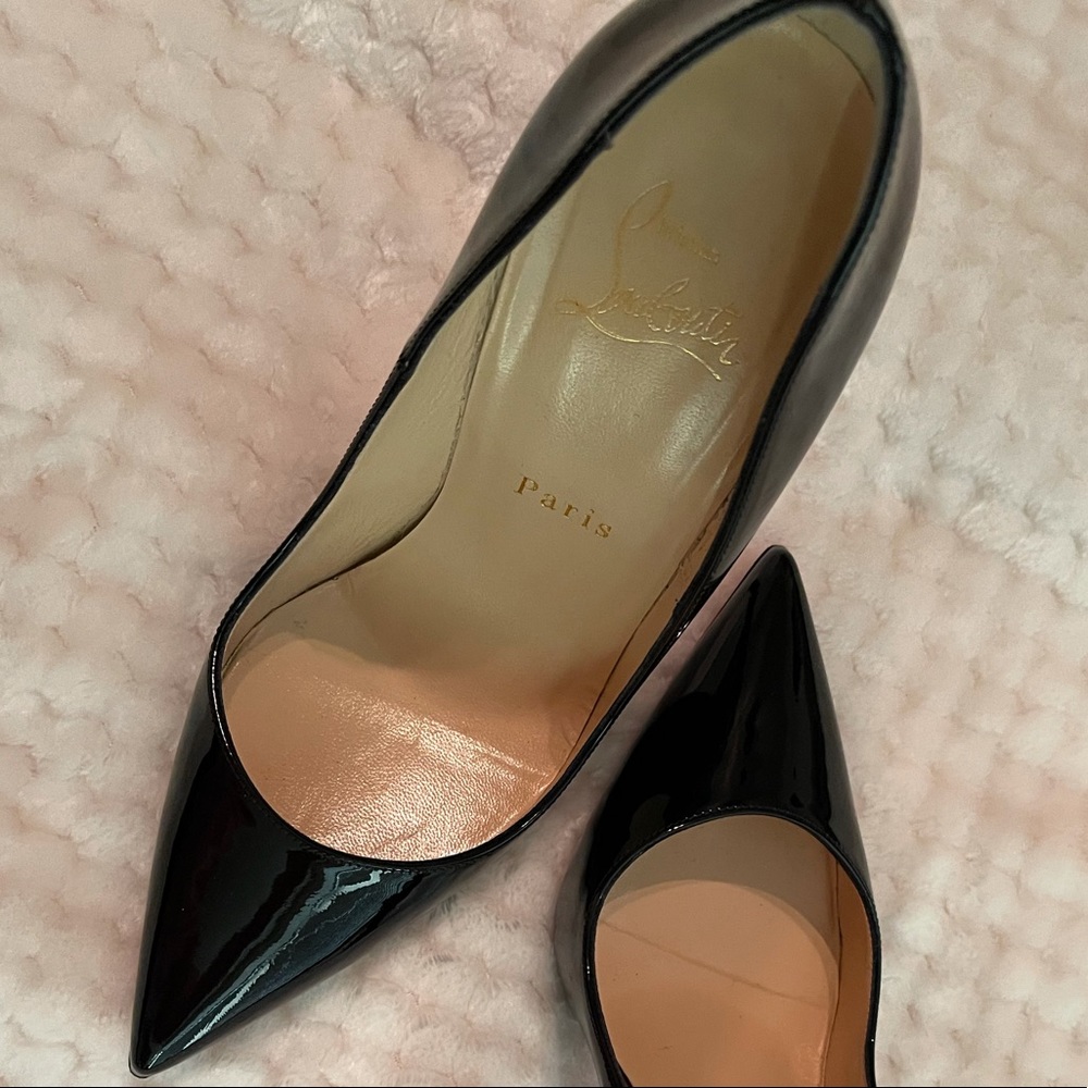 Christian Louboutin - So Kate 120 patent-leather